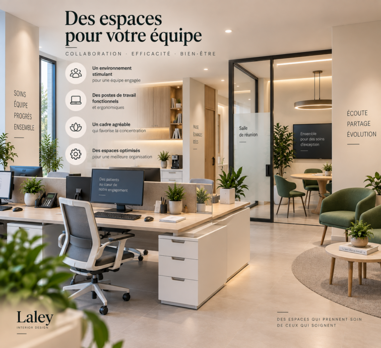 salle de pause et de repos cabinet médical et dentaire belgique laley architecte d'intérieur