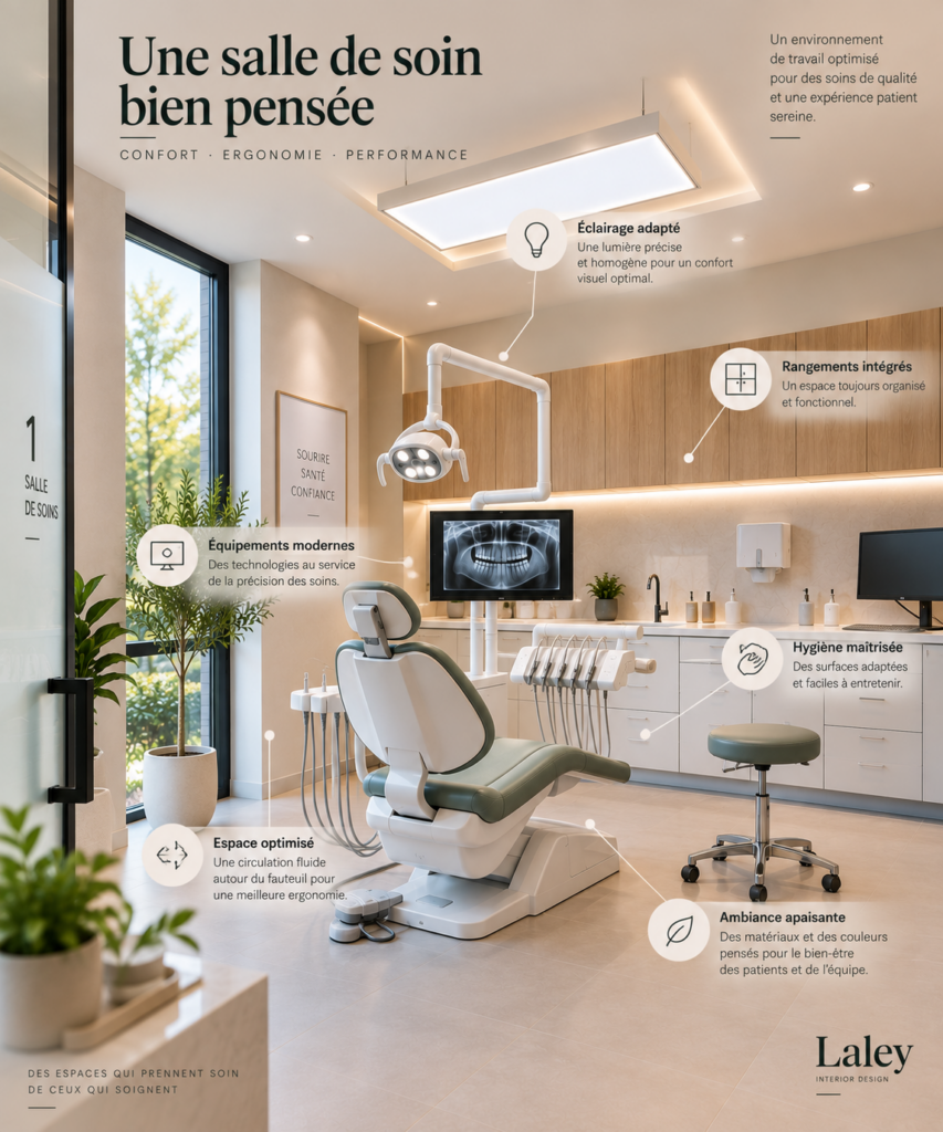 salle de soin architecte d'intérieur architecte clinique médical et dentaire belgique